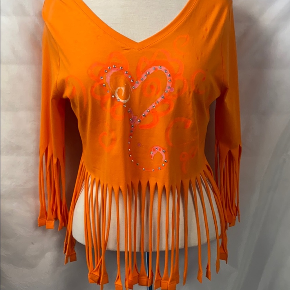 SOLD Med Orange t shirt